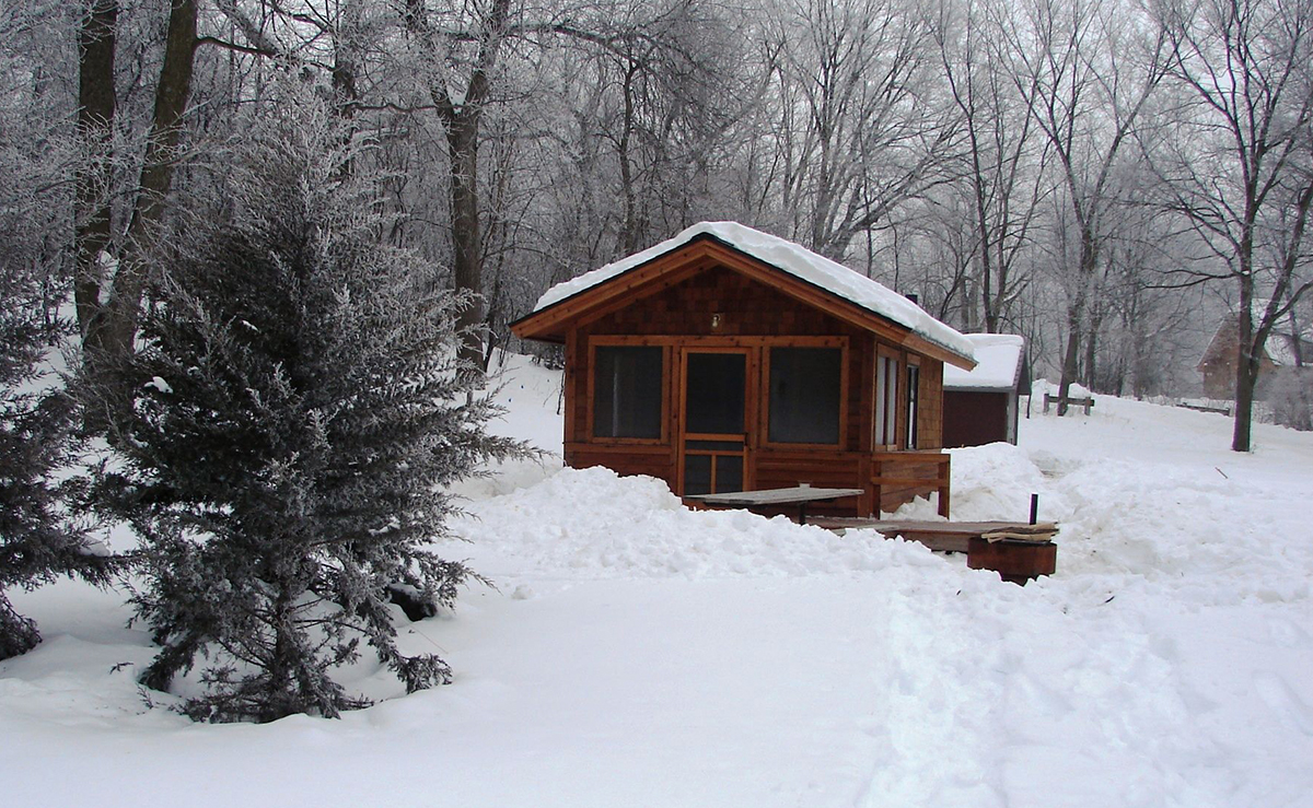 Flandrau State Park Winter Cabins
