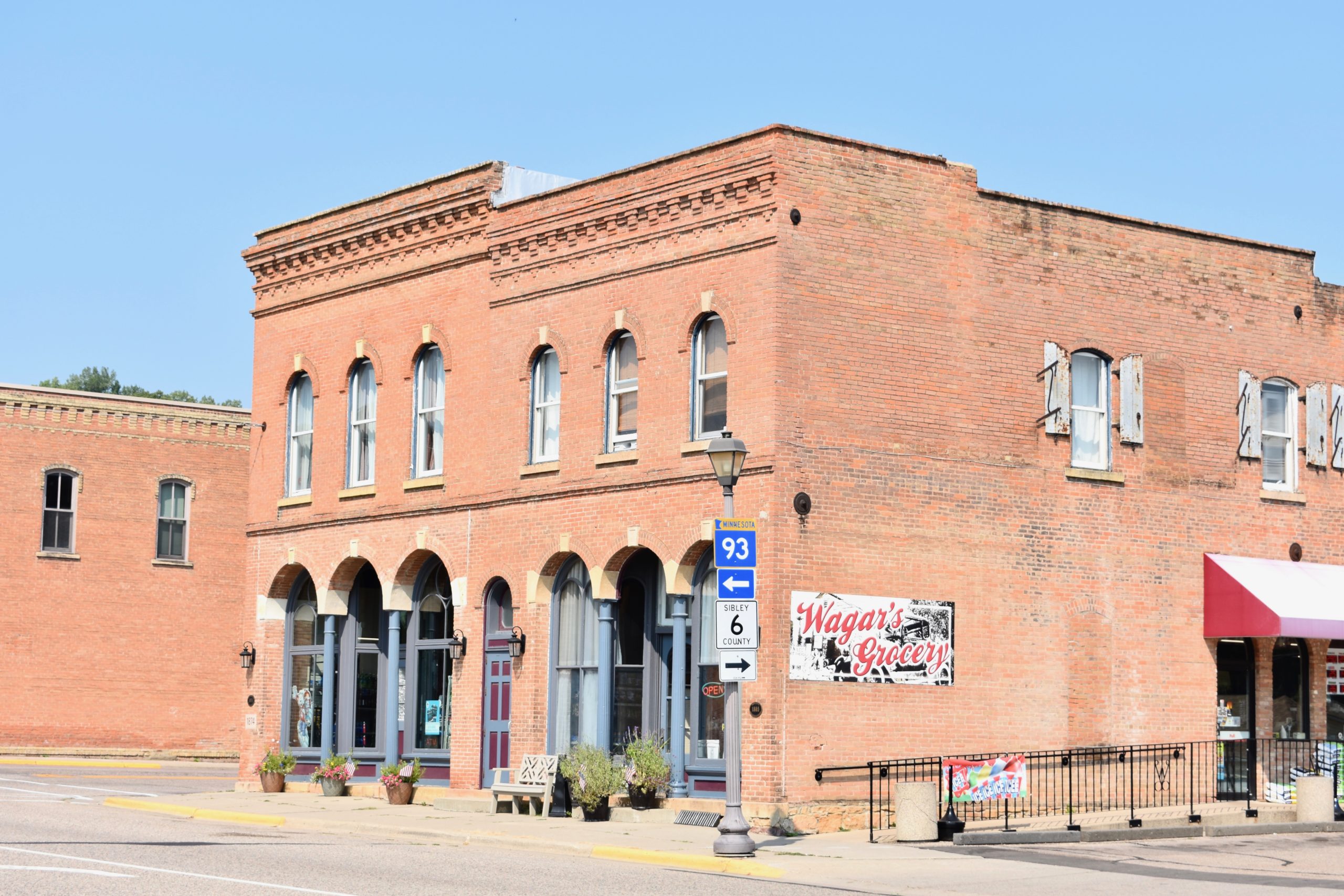 Historic district street view