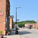 Historic district street view