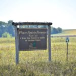 Plover Prairie Preserve Nature Conservancy sign
