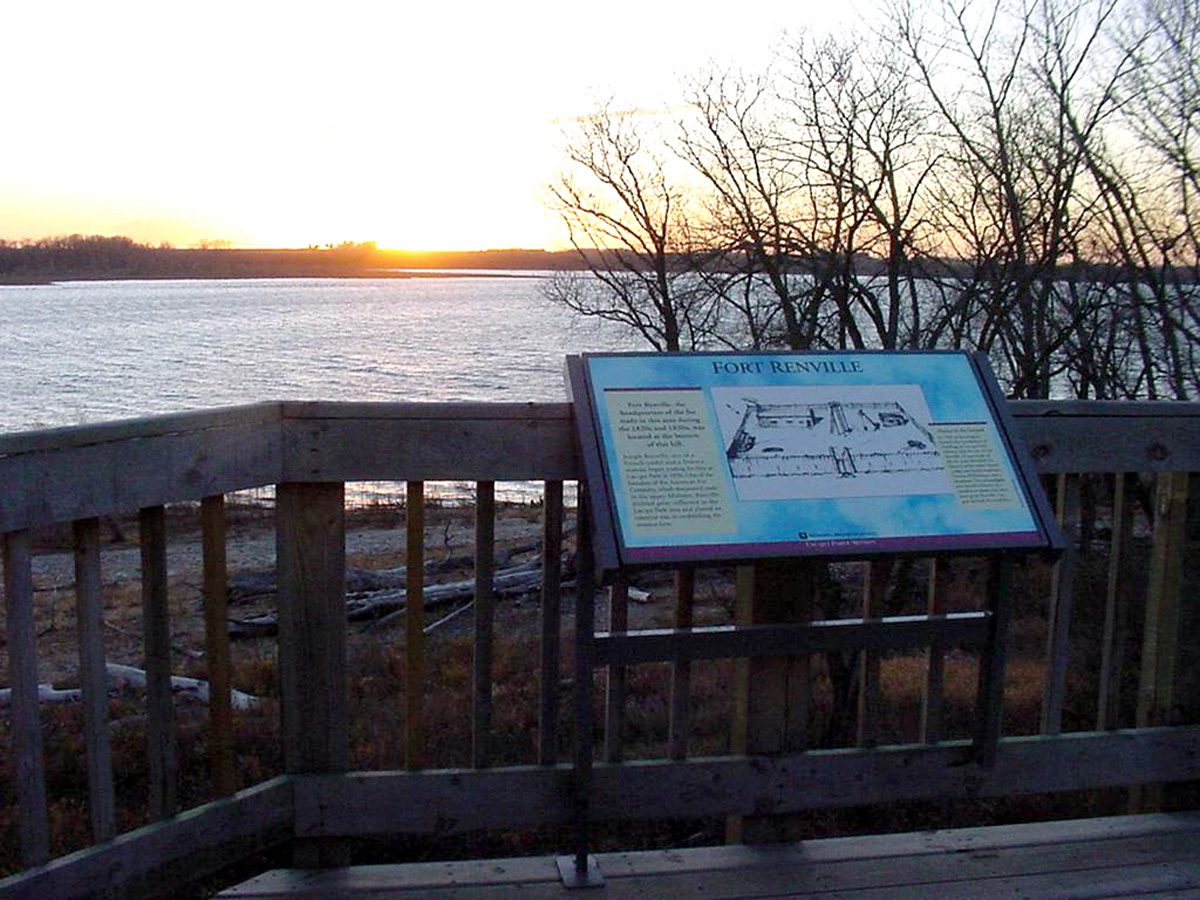 Lac qui Parle State Park and Lac qui Parle Mission Minnesota River