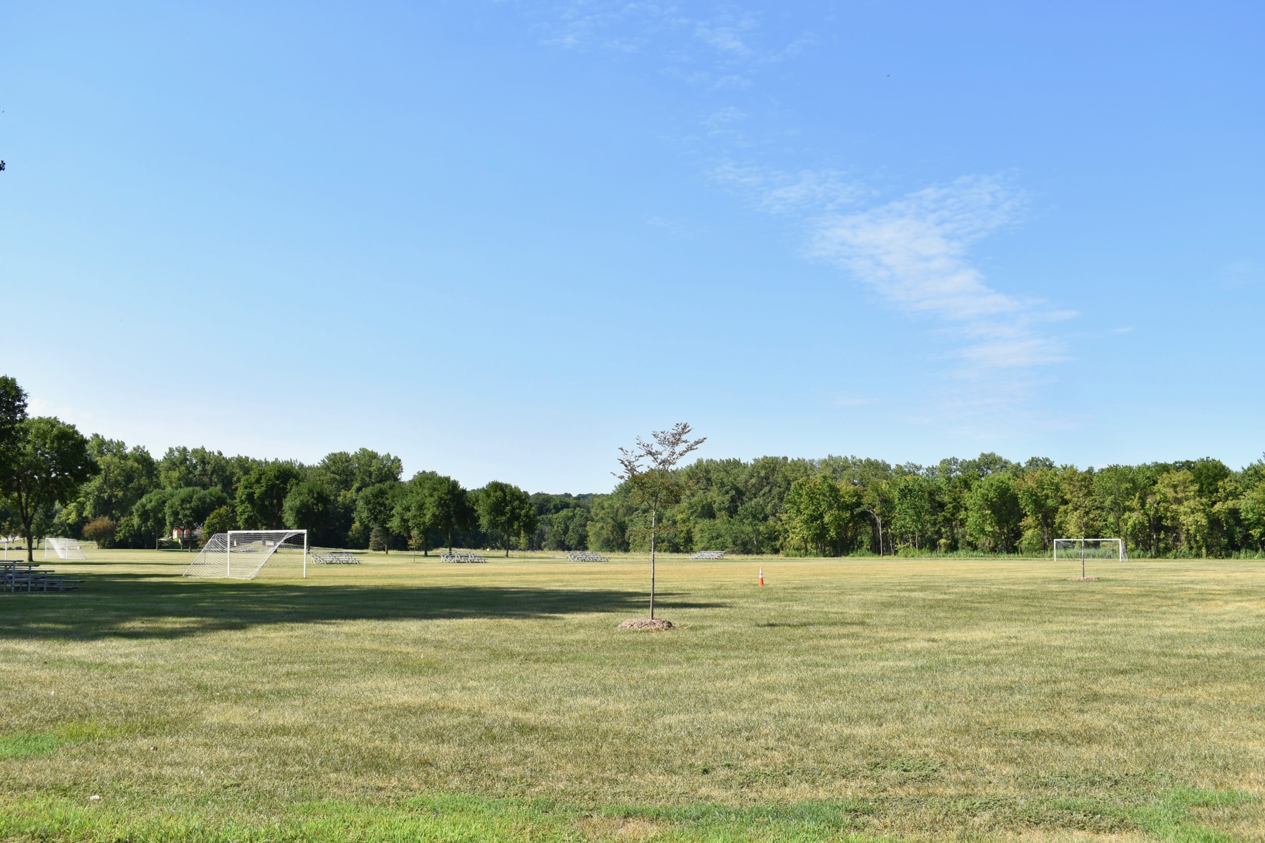 soccer field in park