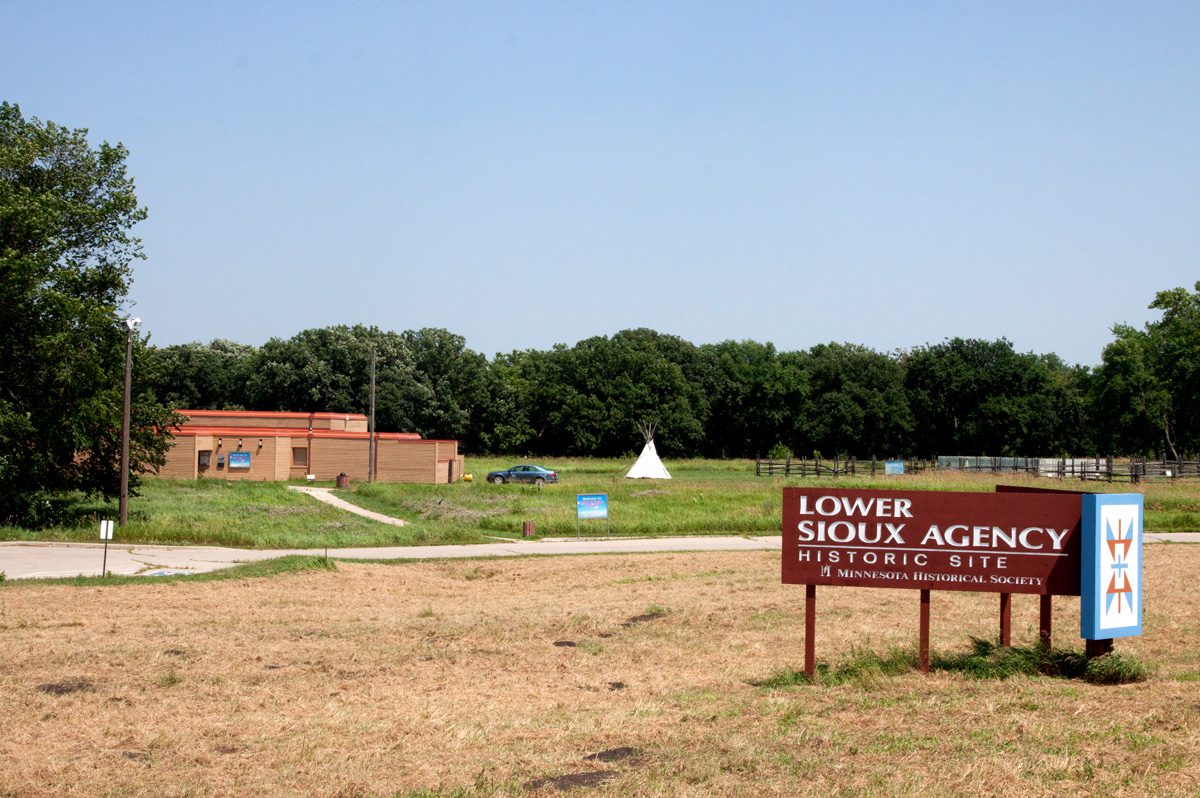 Lower Sioux Agency-outside museum