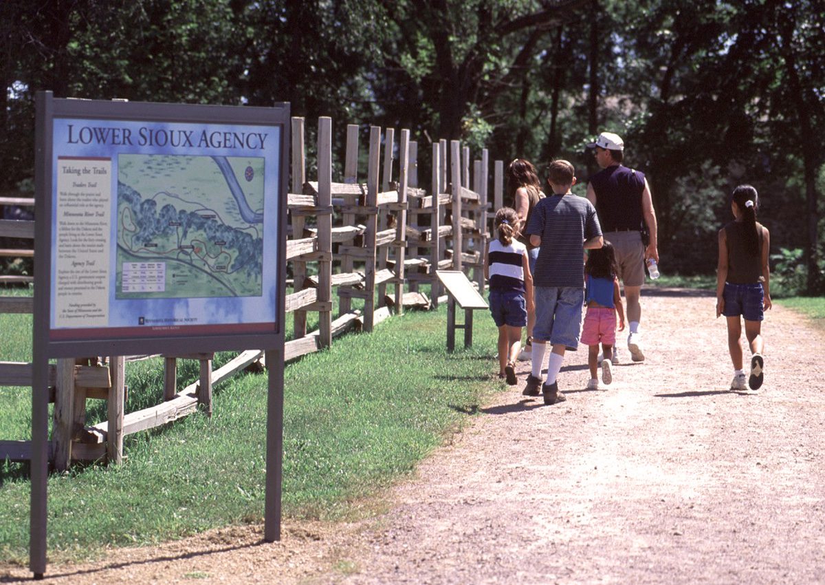 Lower Sioux Agency-walking path