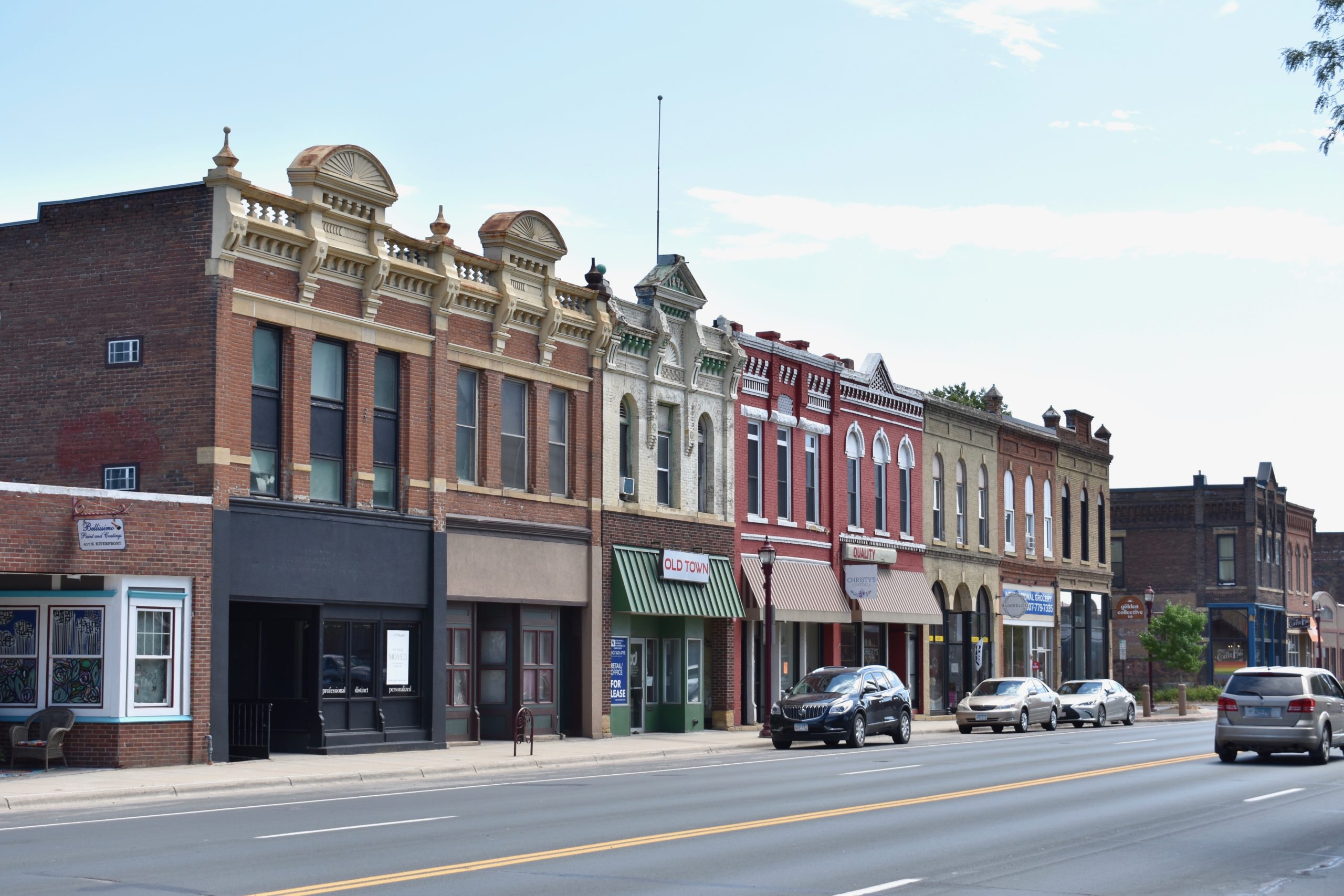 Historic district street view