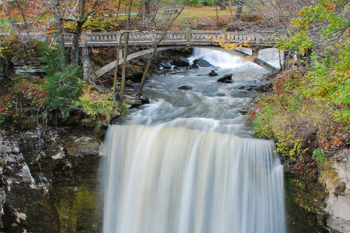Minneopa State Park-waterfalls