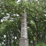 monument surrounded by trees