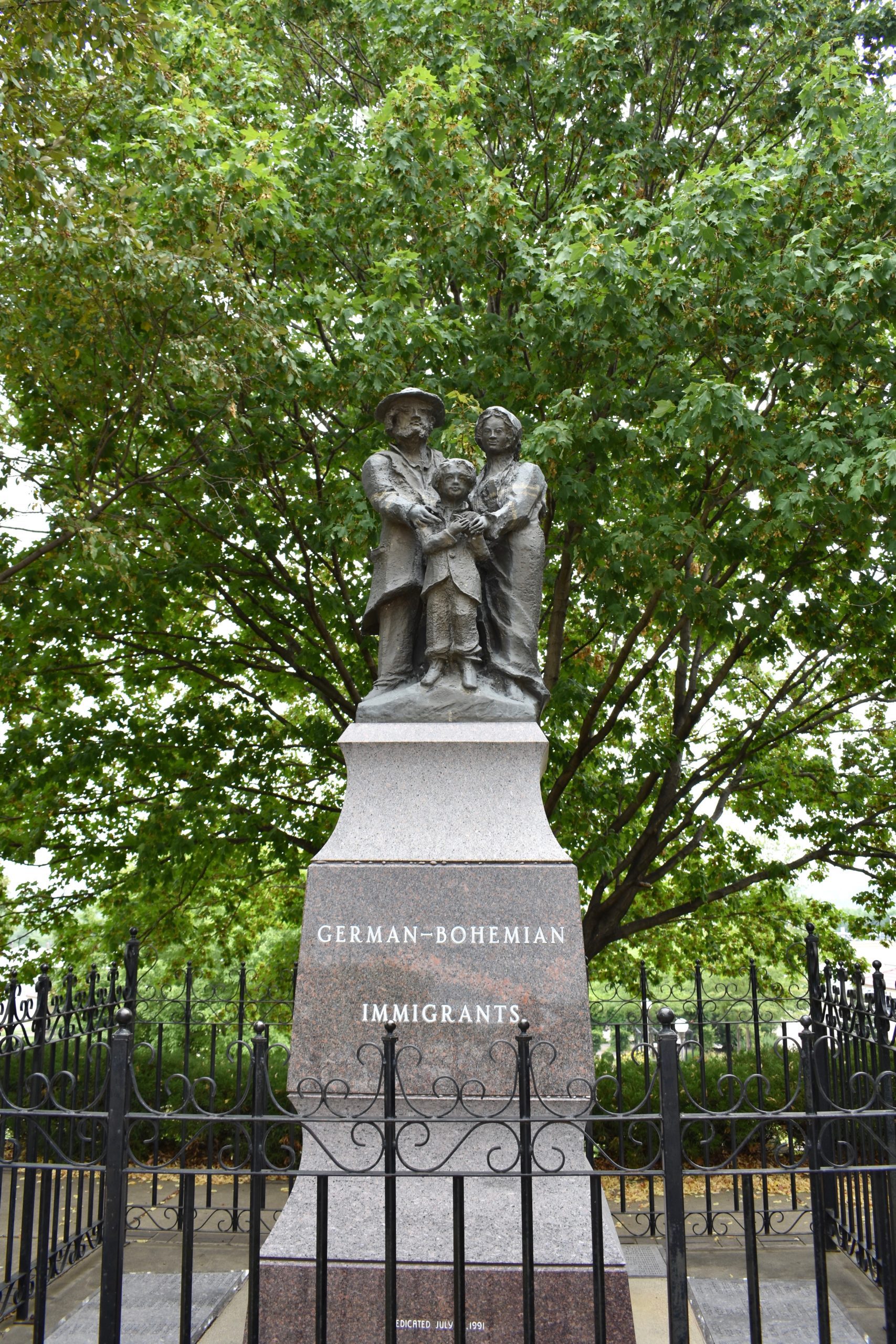German Bohemian Immigrants monument