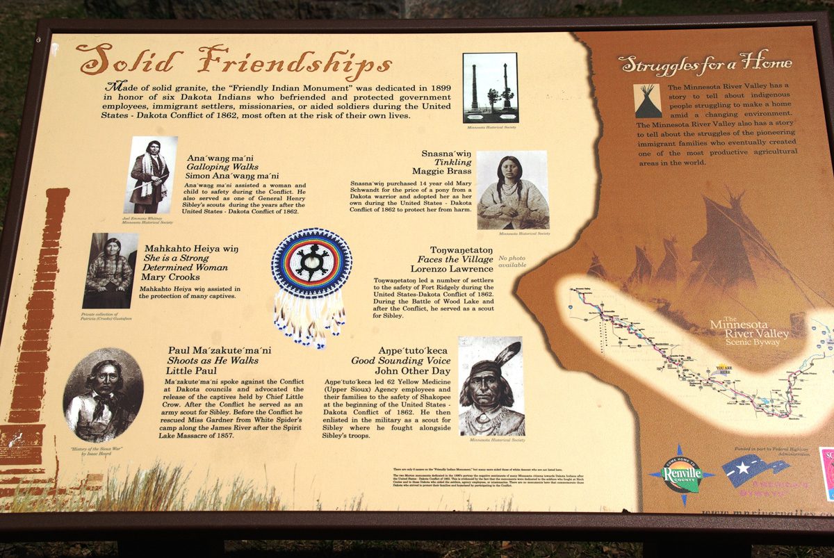 Renville County Historical Museum-friendships sign