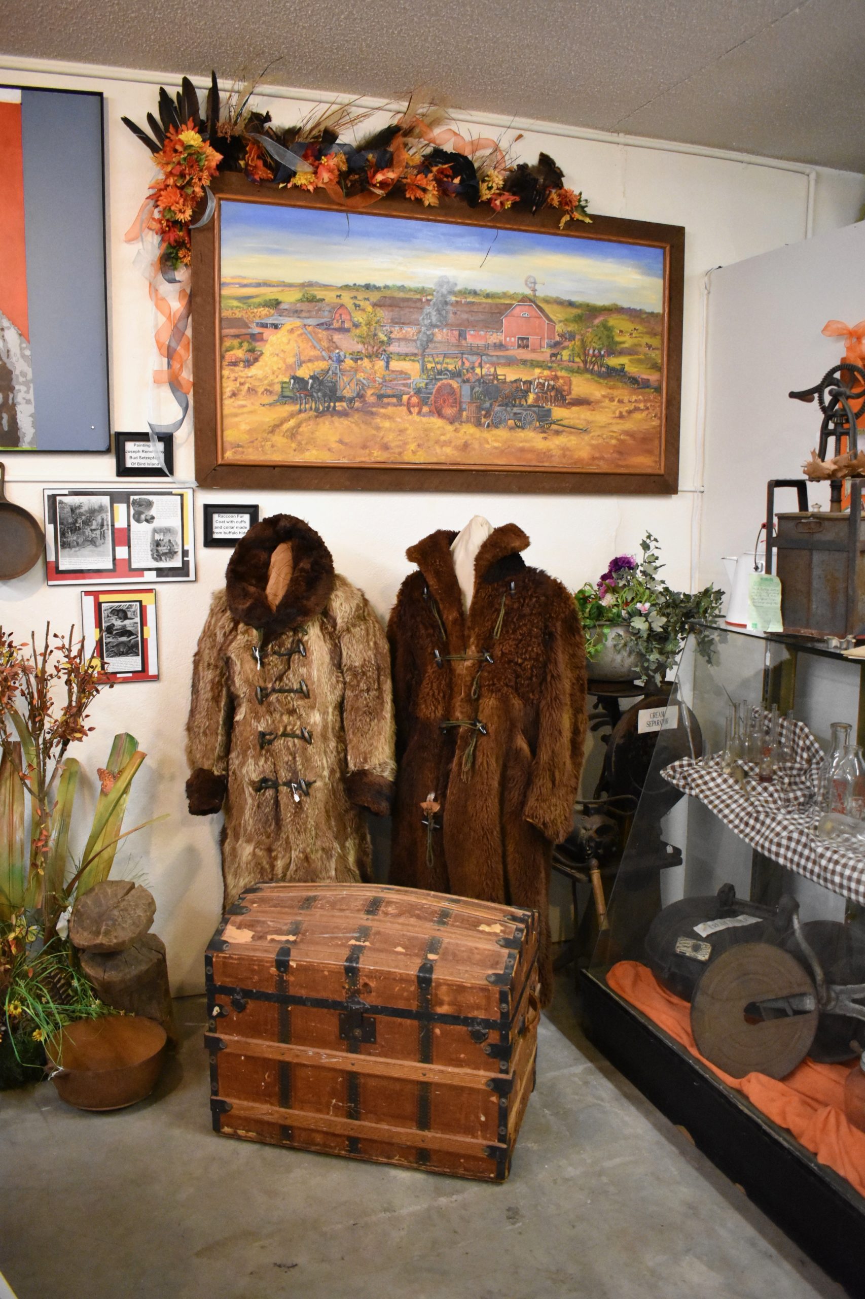 Historical coats and paintings