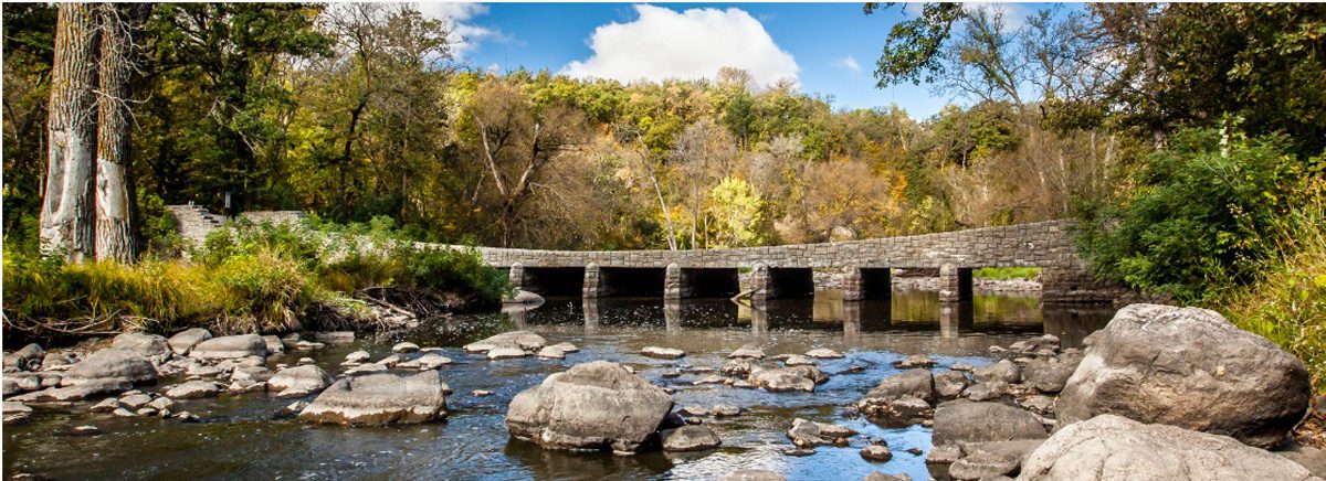 Redwood Falls Historic-swayback bridge