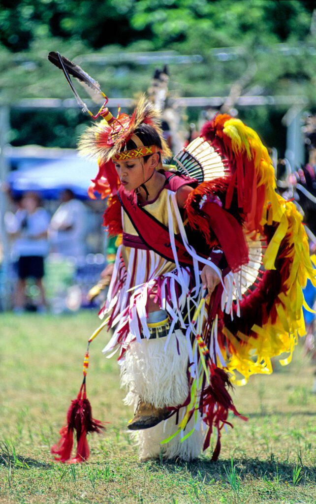 Powwow dancer