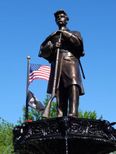 Boy in Blue monument