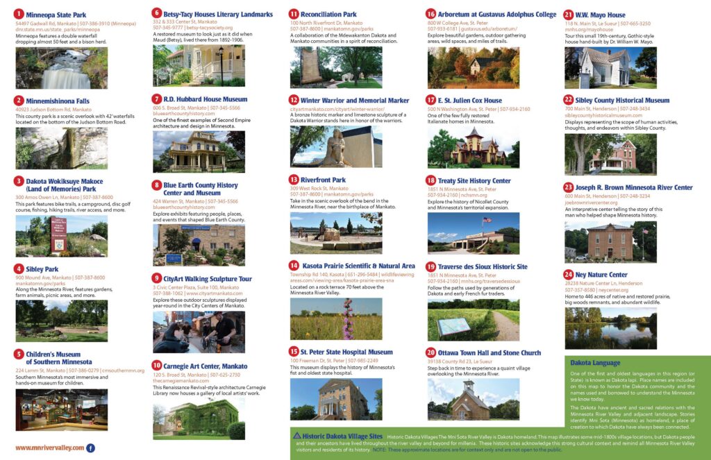 East map discovery sites